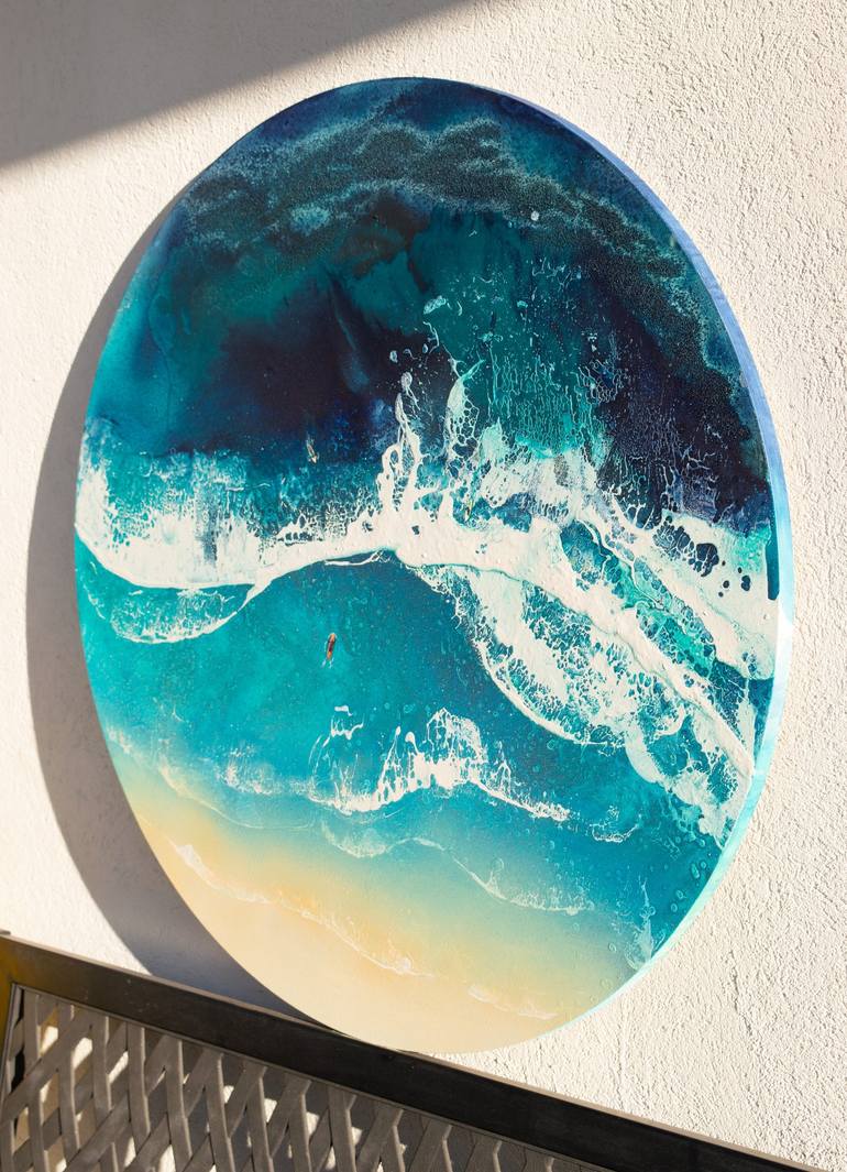 Original Modern Seascape Painting by Milena Gaytandzhieva