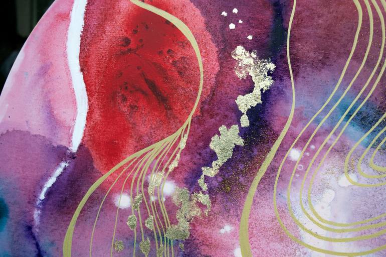 Original Minimalism Abstract Mixed Media by Milena Gaytandzhieva