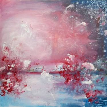 Original Abstract Expressionism Landscape Paintings by Diana Kühnlenz