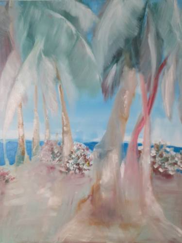 Original Abstract Expressionism Beach Paintings by Diana Kühnlenz