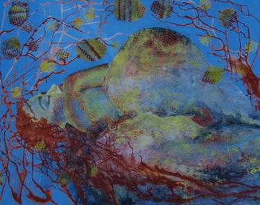 Original Abstract Nude Paintings by Inna Skidan