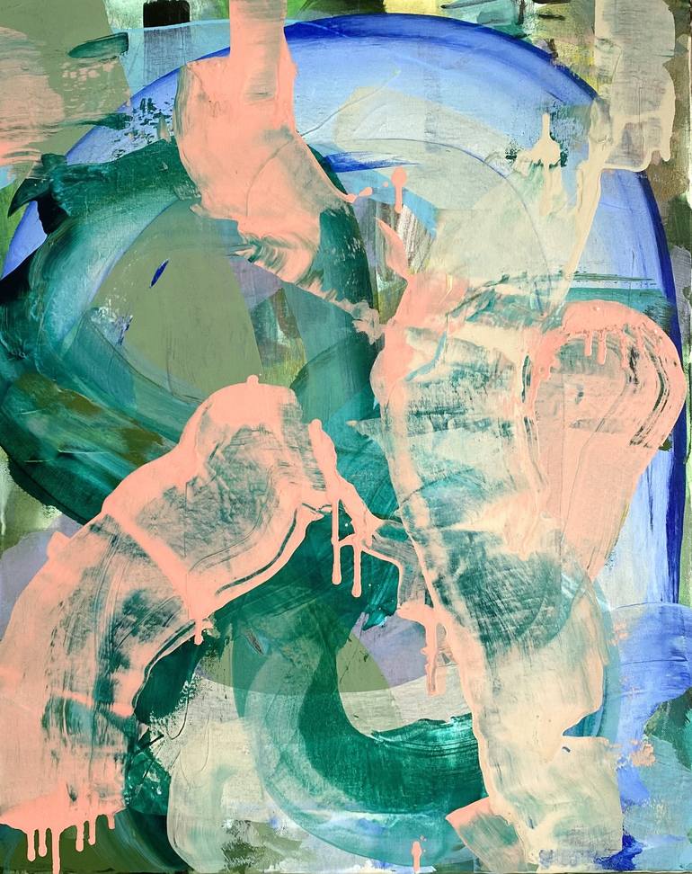 Pistachio Cream Painting by Jessalin Beutler | Saatchi Art