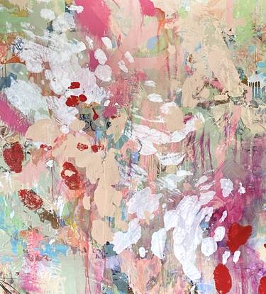Original Abstract Expressionism Abstract Mixed Media by Jessalin Beutler