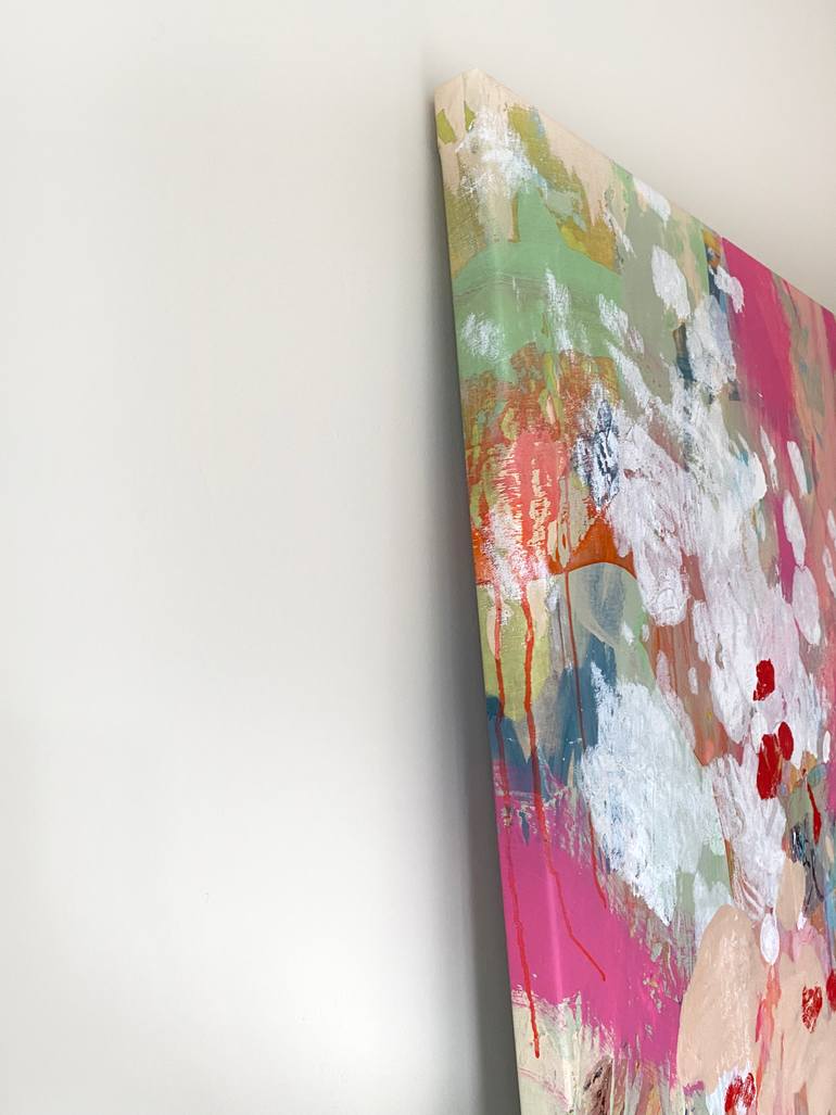 Original Abstract Expressionism Abstract Mixed Media by Jessalin Beutler