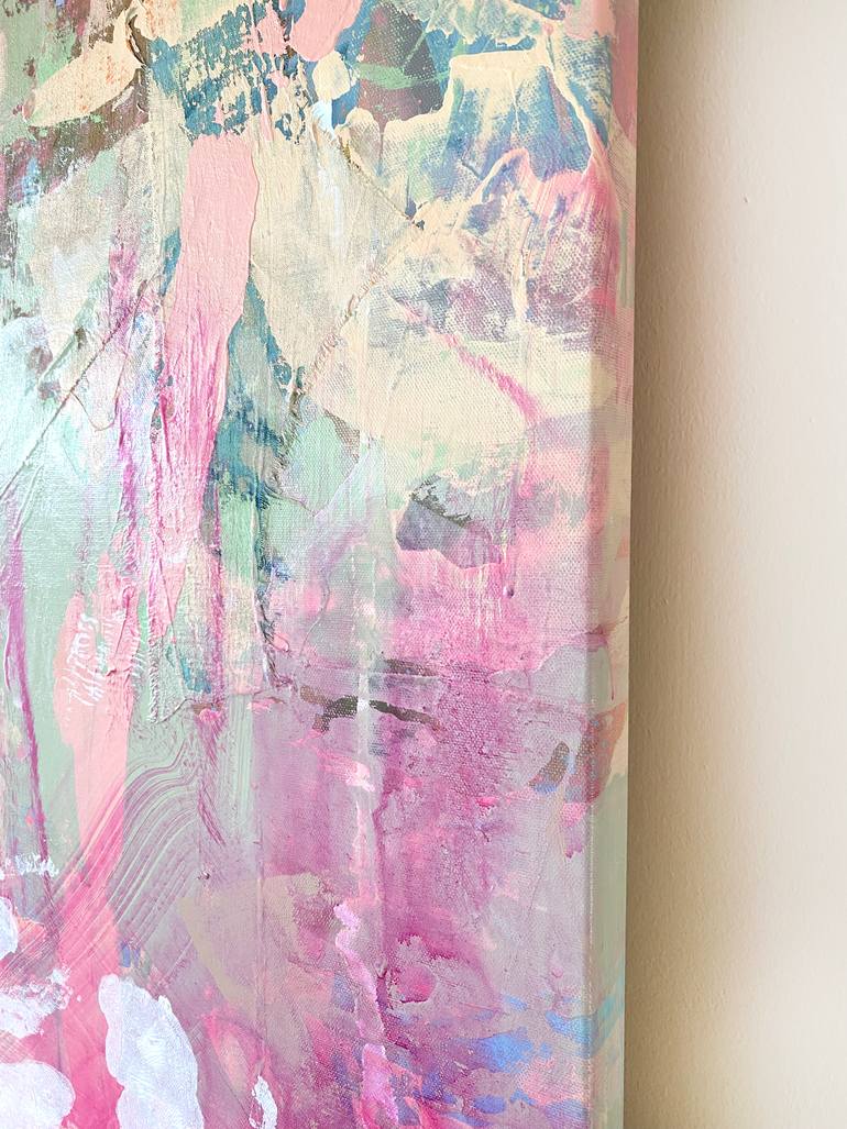 Original Abstract Expressionism Abstract Mixed Media by Jessalin Beutler