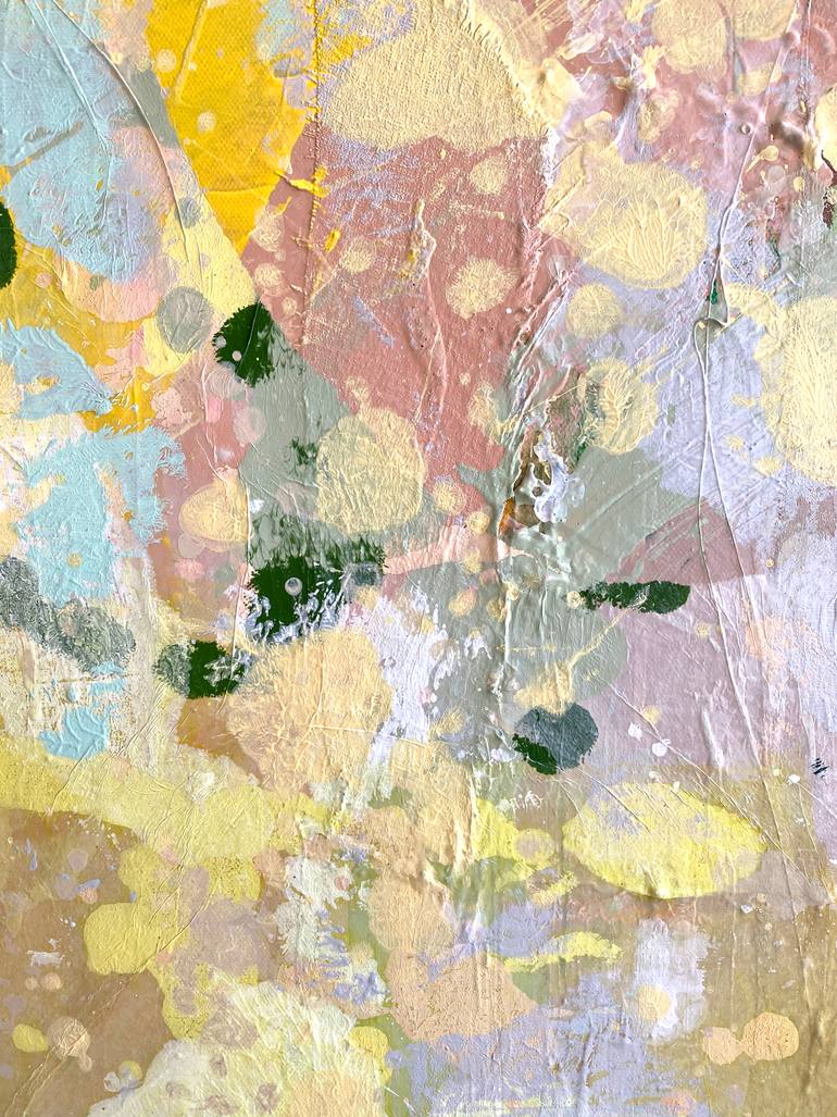 Original Abstract Expressionism Abstract Mixed Media by Jessalin Beutler