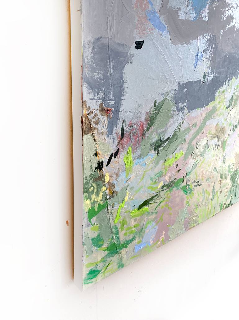 Original Painterly Abstraction Landscape Painting by Jessalin Beutler