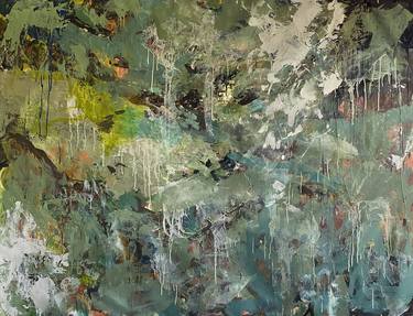 Original Abstract Expressionism Abstract Painting by Jessalin Beutler