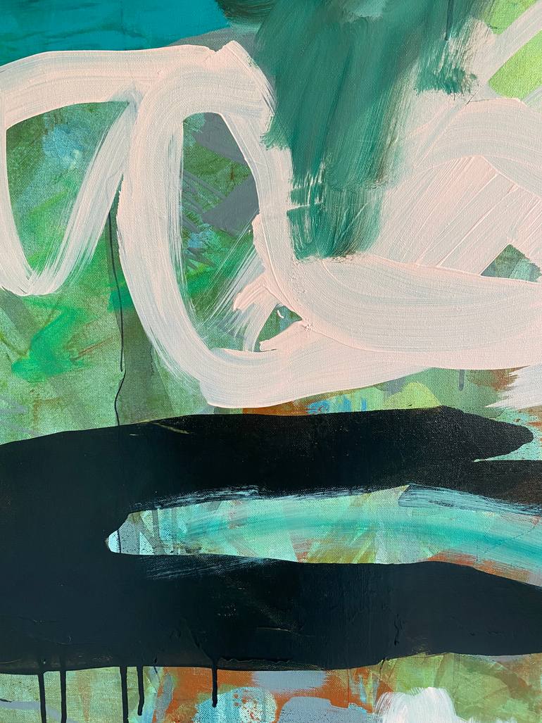 Original Abstract Expressionism Abstract Painting by Jessalin Beutler