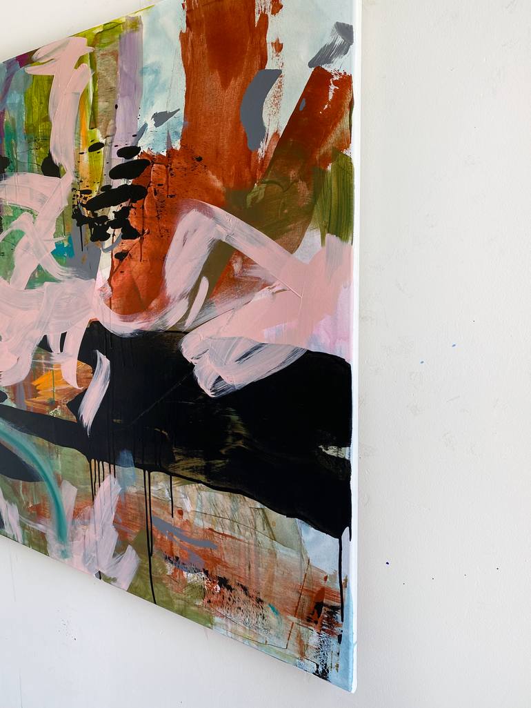 Original Abstract Expressionism Abstract Painting by Jessalin Beutler