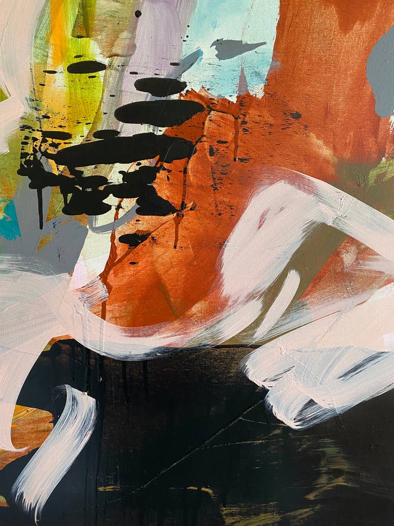 Original Abstract Expressionism Abstract Painting by Jessalin Beutler