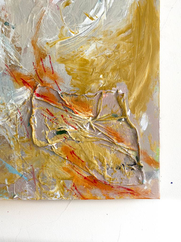 Original Abstract Expressionism Abstract Mixed Media by Jessalin Beutler