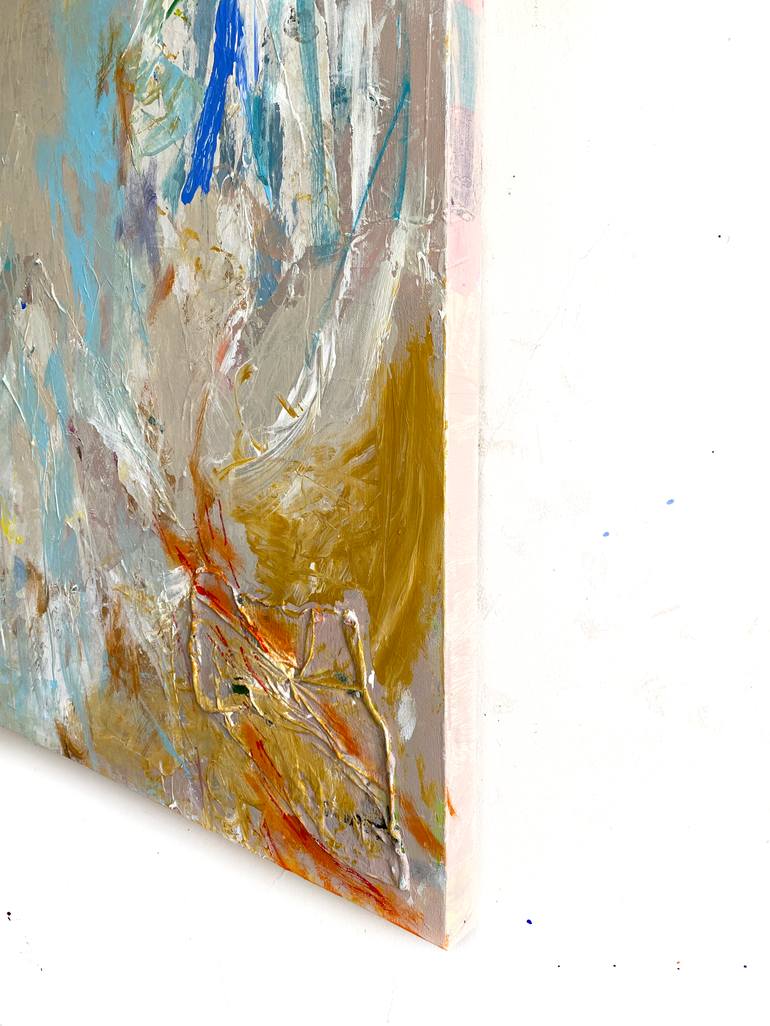 Original Abstract Expressionism Abstract Mixed Media by Jessalin Beutler