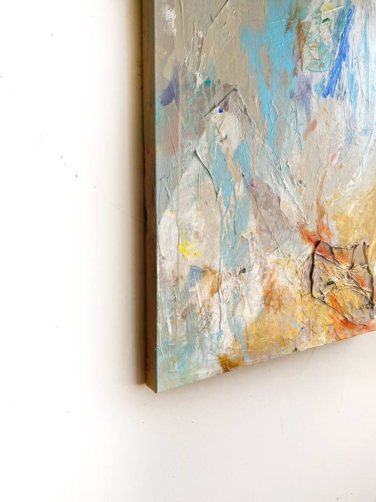 Original Abstract Expressionism Abstract Mixed Media by Jessalin Beutler