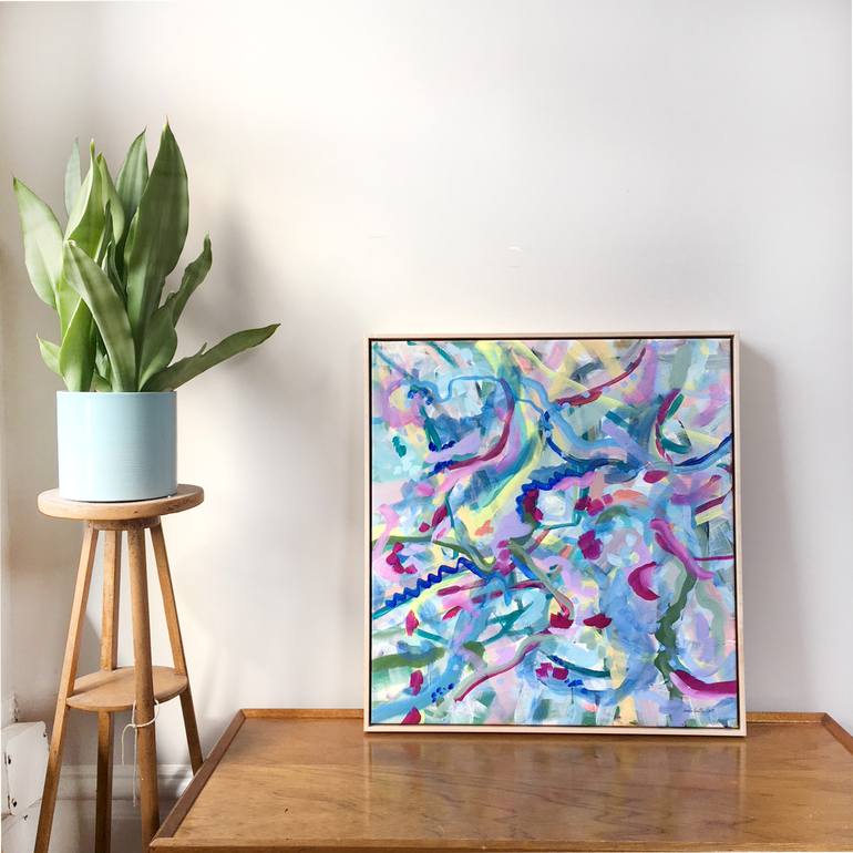 Original Abstract Expressionism Abstract Painting by Jessalin Beutler