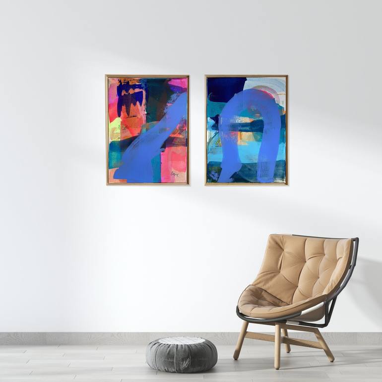 Original Abstract Expressionism Abstract Painting by Jessalin Beutler