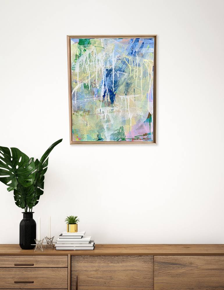 Original Abstract Expressionism Abstract Painting by Jessalin Beutler