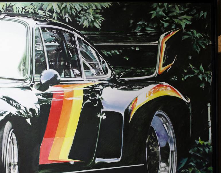 Original Automobile Painting by Zbigniew Gonciarz