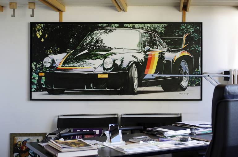 Original Realism Transportation Painting by Zbigniew Gonciarz