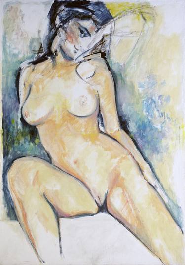 Print of Figurative Nude Paintings by Zbigniew Gonciarz