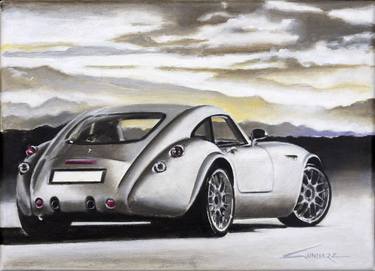Print of Automobile Paintings by Zbigniew Gonciarz