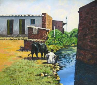 Original Realism Landscape Paintings by Sajjad Kapasi