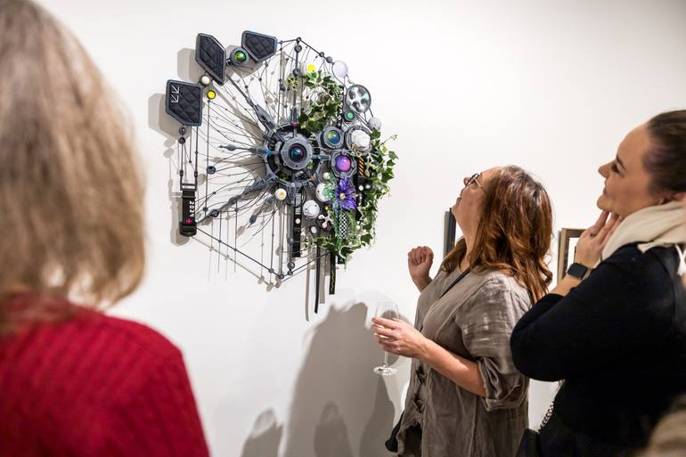 Original Futurism Abstract Sculpture by Daniil Alikov