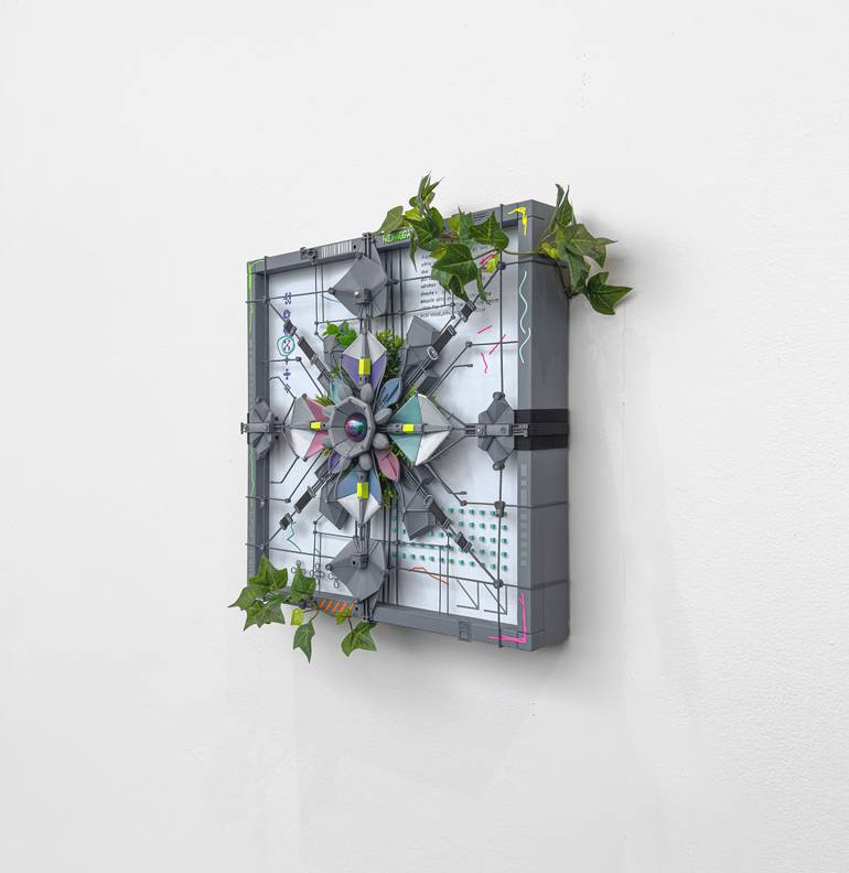Original Futurism Abstract Sculpture by Daniil Alikov