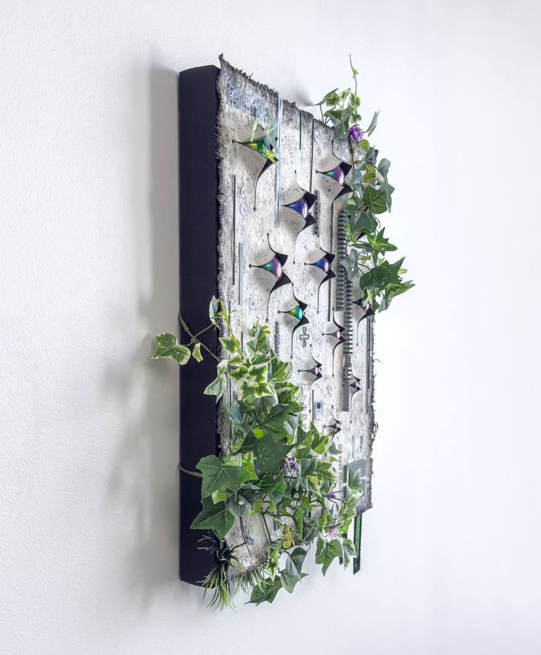 Original Futurism Abstract Painting by Daniil Alikov