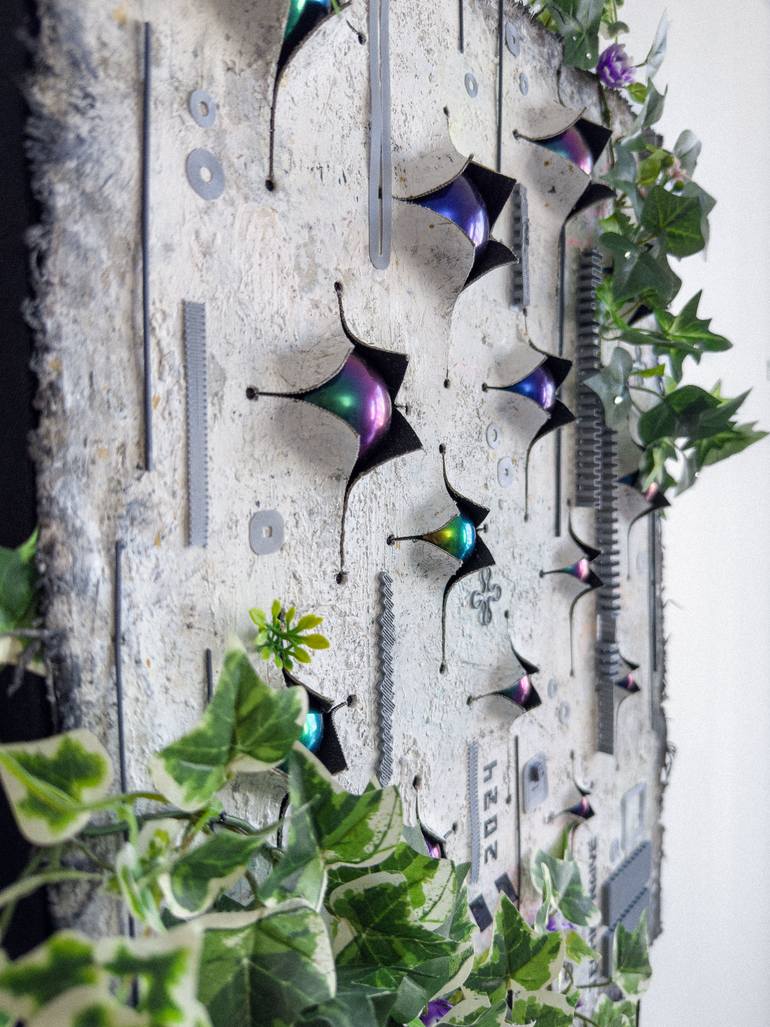 Original Futurism Abstract Painting by Daniil Alikov