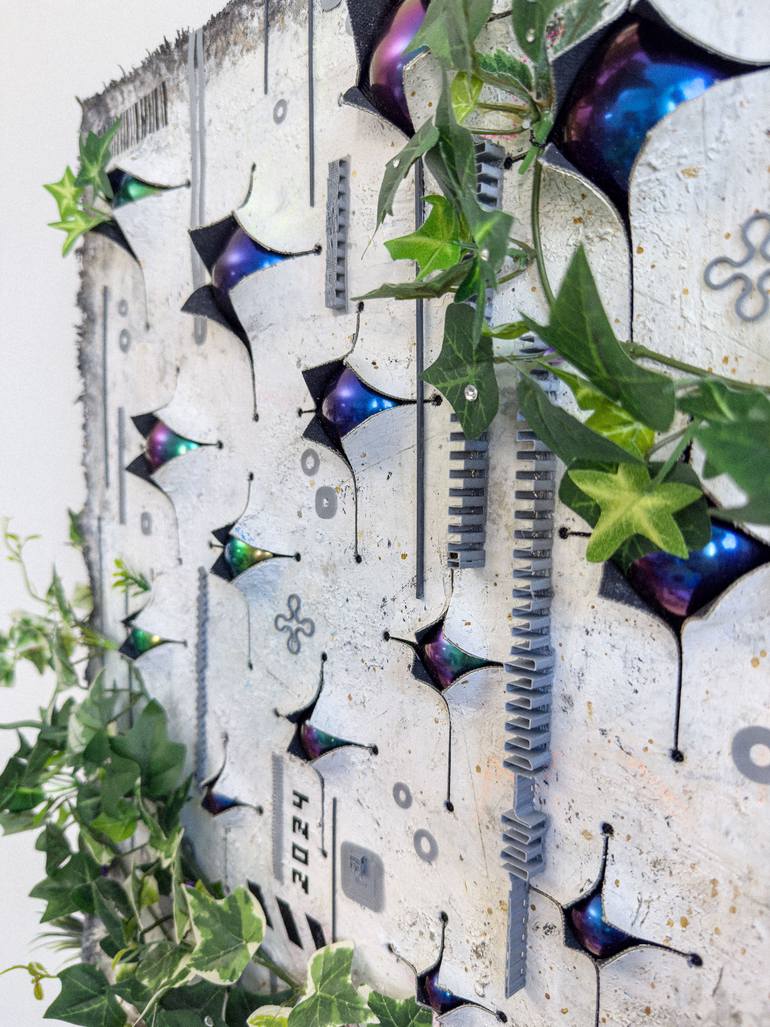 Original Futurism Abstract Painting by Daniil Alikov