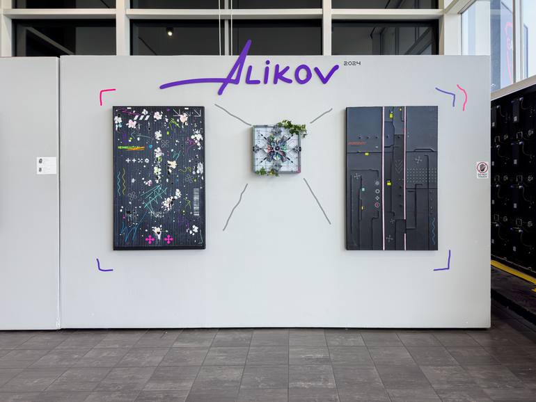 Original Abstract Painting by Daniil Alikov
