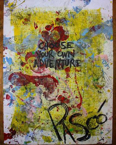 Original Typography Paintings by Emerging Contemporary Artist Pascó
