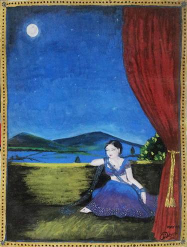 Original Art Deco Love Paintings by InsaneMind Drishya