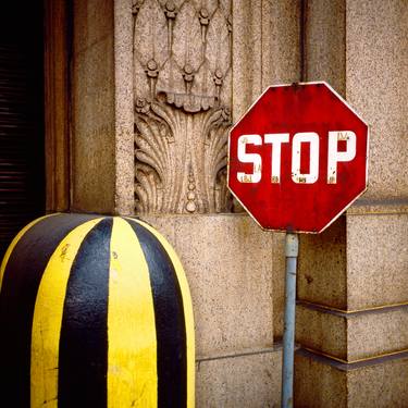 Stop Sign, Post Office, NYC 1979, Limited Edition 1/10 thumb