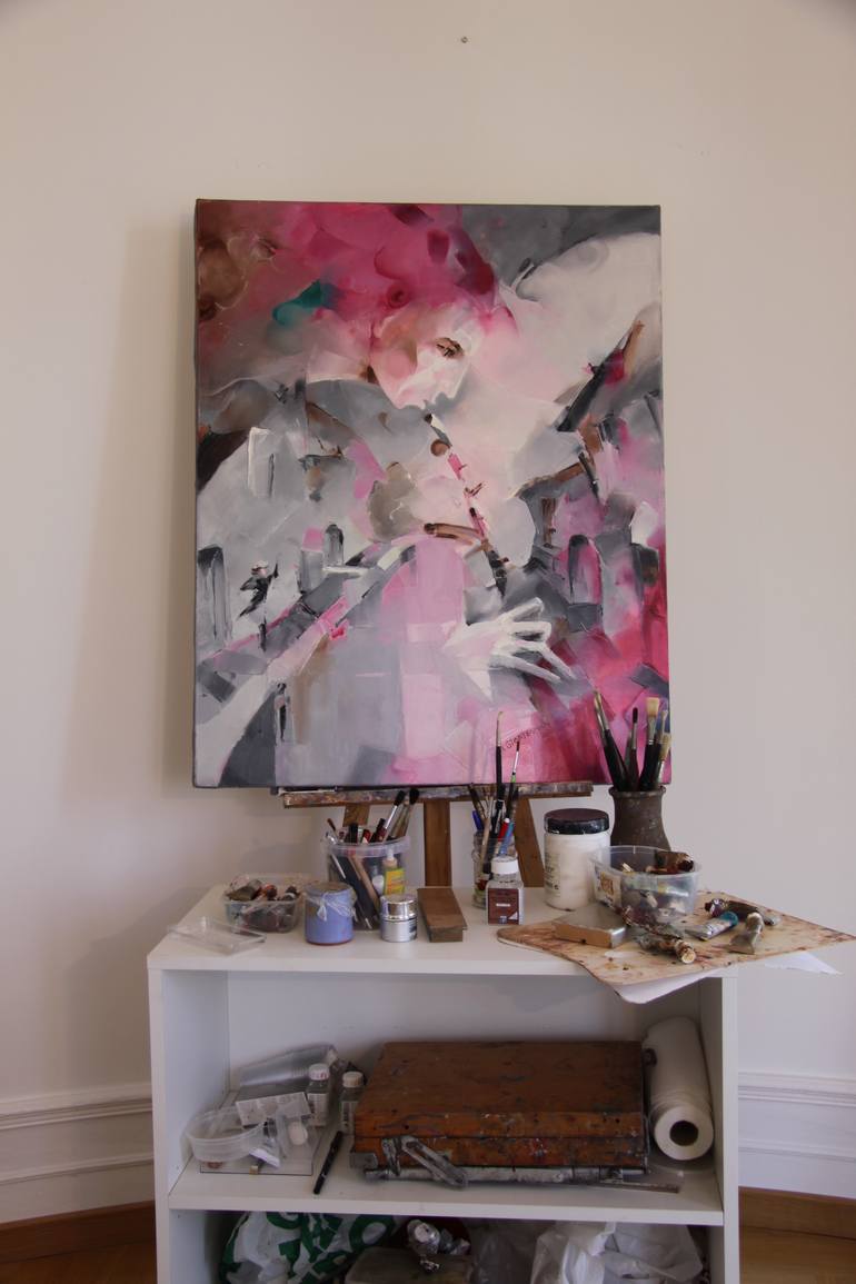 Original Figurative Music Painting by Marina Startseva