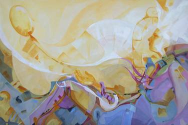 Original Art Deco Fantasy Painting by Marina Startseva