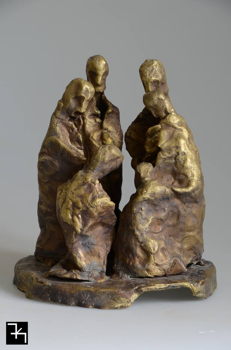 Original Men Sculpture by Krasimir Metodiev
