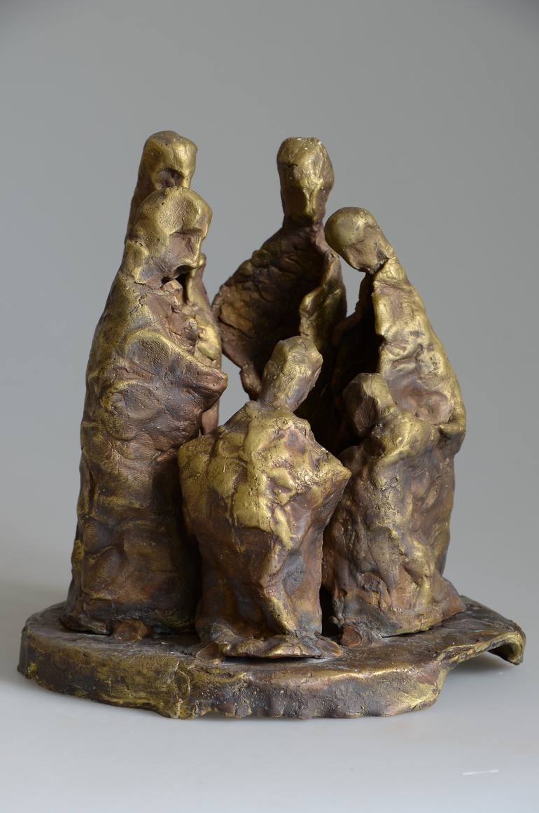 Original Figurative Men Sculpture by Krasimir Metodiev
