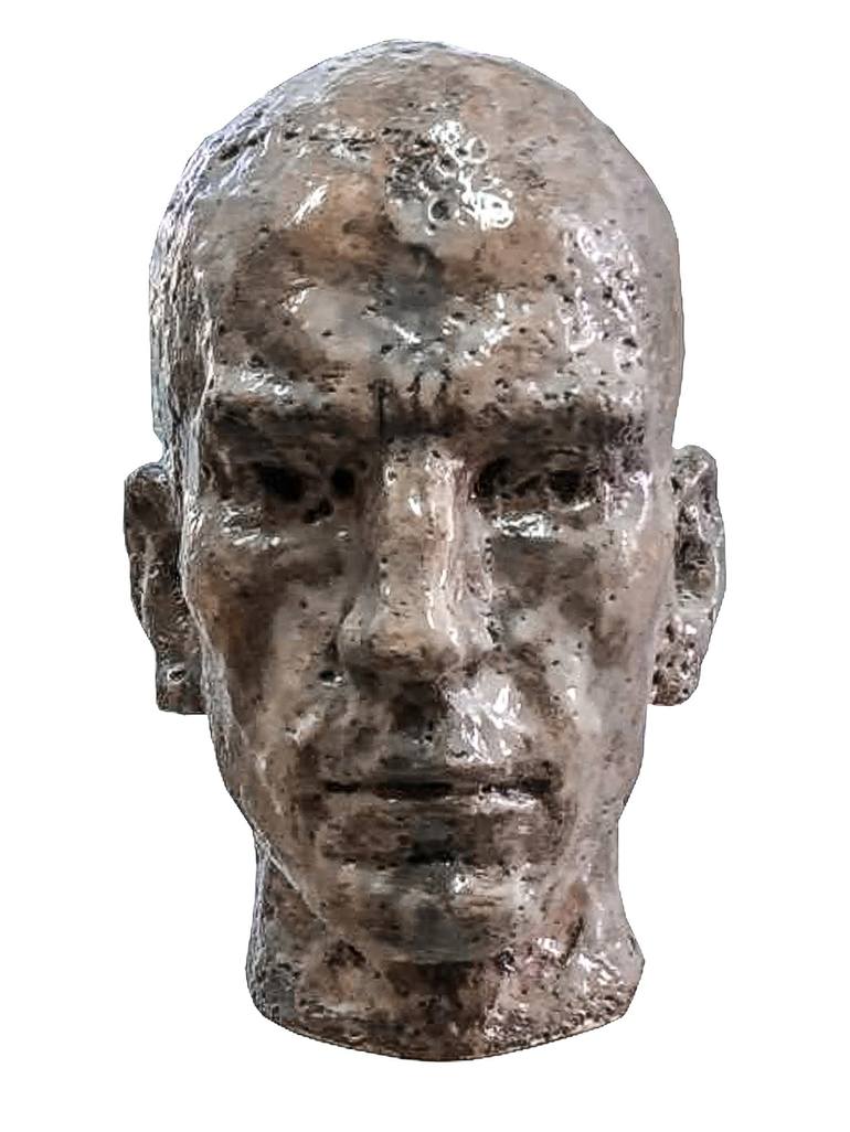 Original Figurative Portrait Sculpture by Krasimir Metodiev