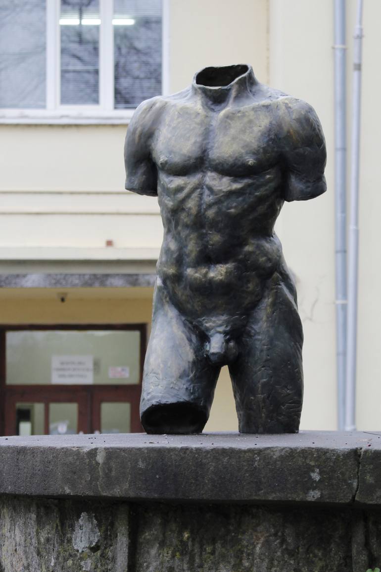 Original Realism Nude Sculpture by Krasimir Metodiev