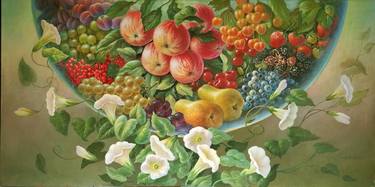 Print of Realism Still Life Paintings by Aldona Cicėnienė
