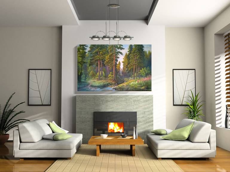 Original Realism Nature Painting by Aldona Ciceniene