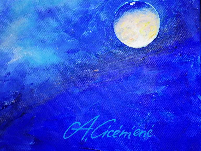 Original Realism Fantasy Painting by Aldona CicėNienė