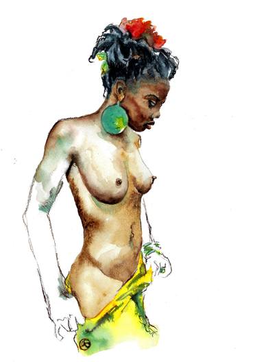 Print of Figurative Nude Paintings by Andrea Sabatt