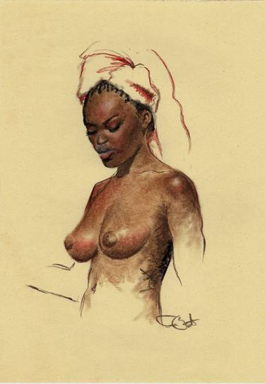 Print of Nude Drawings by Andrea Sabatt