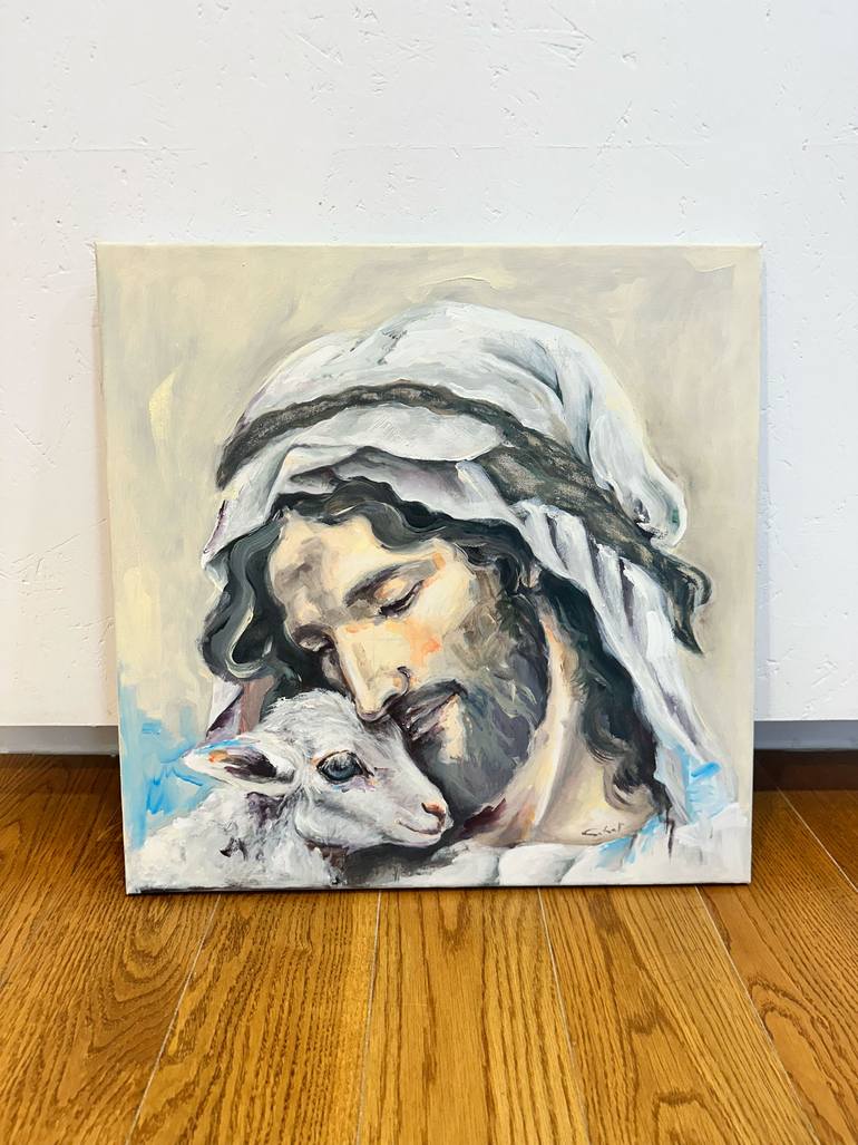 Original Contemporary Religion Painting by Andy Sabatt