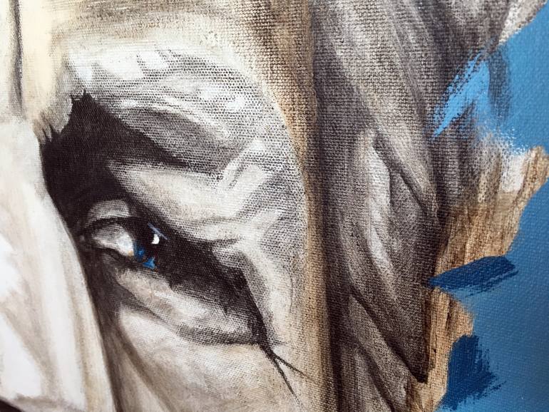 Original Abstract People Painting by Andy Sabatt