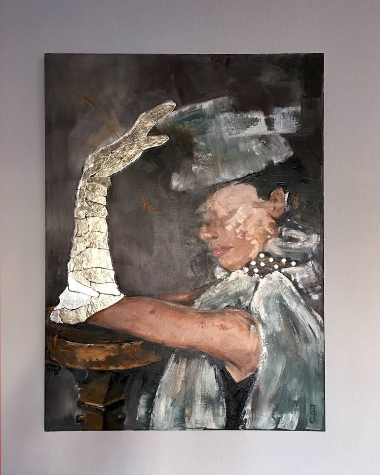Original Abstract Pop Culture/Celebrity Painting by Andy Sabatt