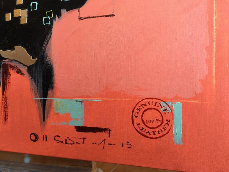 Original Abstract Pop Culture/Celebrity Collage by Andy Sabatt